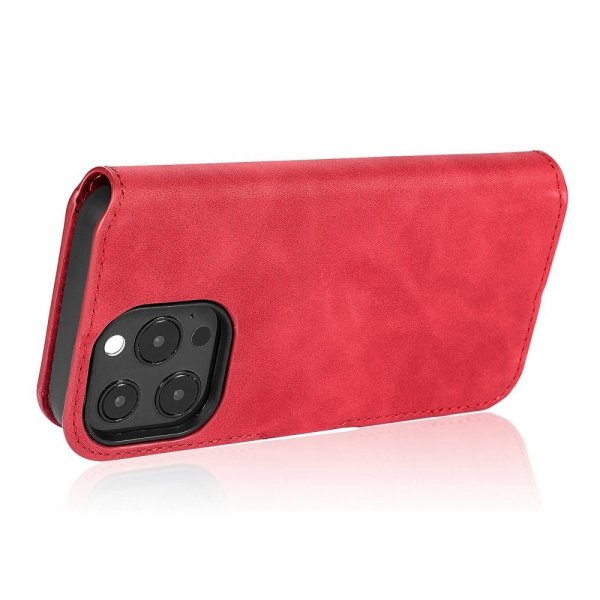 Dg.Ming iPhone 14 Pro Max Etui Retro Rød