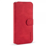Dg.Ming iPhone 14 Pro Max Etui Retro Rød