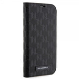 Karl Lagerfeld iPhone 14 Pro Max Cover Saffiano Monogram Sort