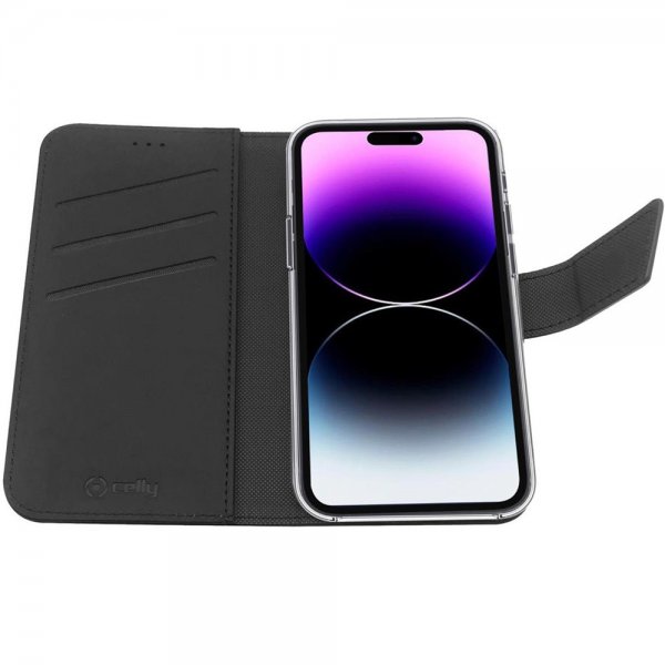 Celly iPhone 14 Pro Max Cover Wally Wallet Case Sort