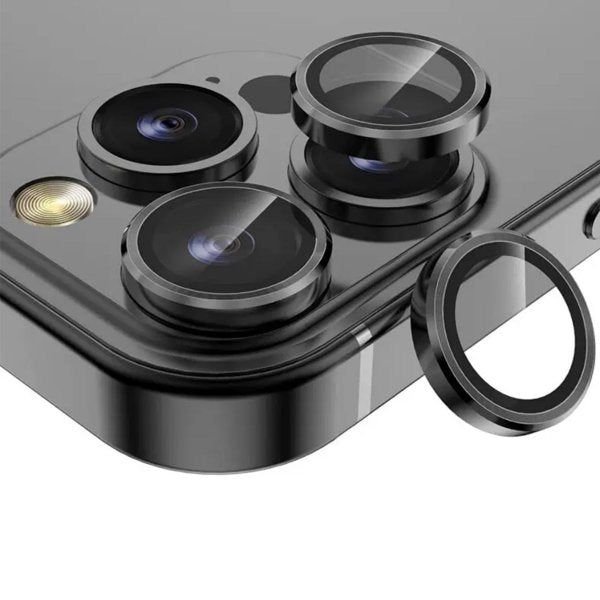 iPhone 14 Pro Max Kameralinse med ramme - Space Grey