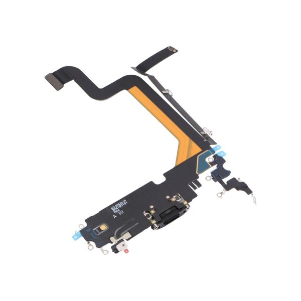 iPhone 14 Pro Max Ladeport med Flexkabel Original - Sort