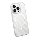 iPhone 14 Pro Max Cover Korrugeret MagSafe Transparent
