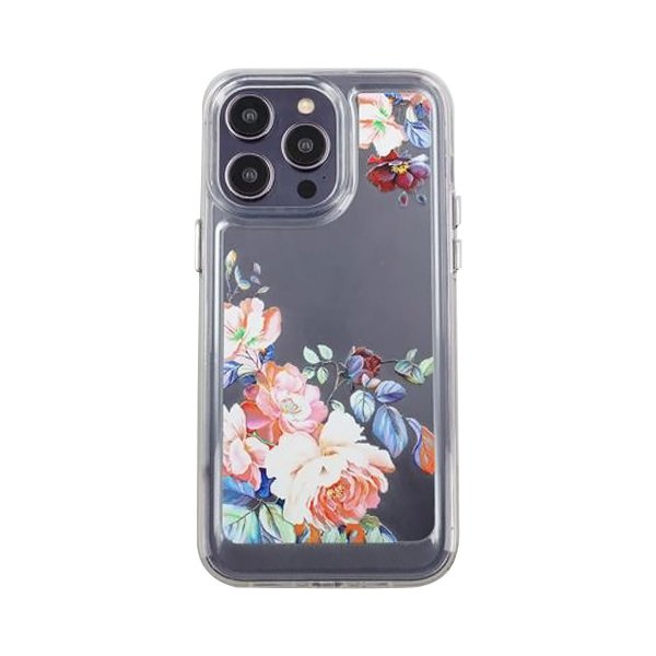 iPhone 14 Pro Max Cover Motiv Retro Blomster