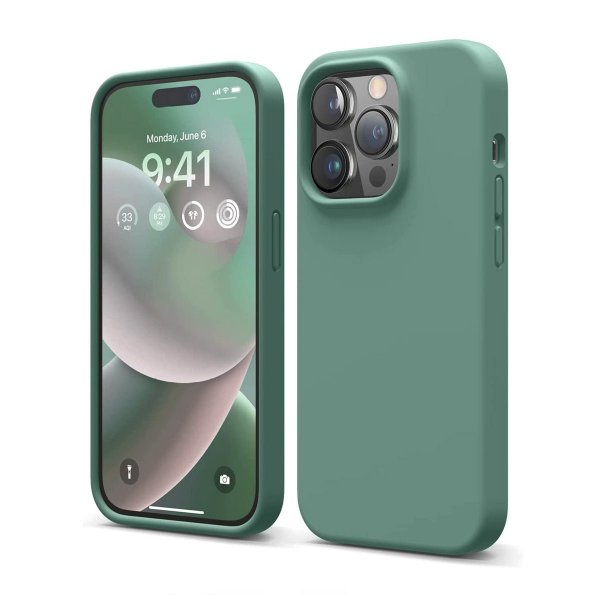 iPhone 14 Pro Max Cover Silikone Grøn