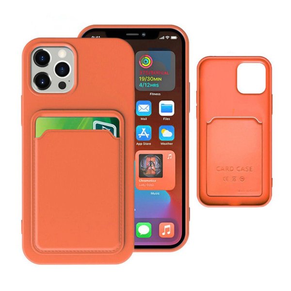 iPhone 14 Pro Max Cover Kortholder Orange