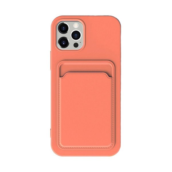 iPhone 14 Pro Max Cover Kortholder Orange