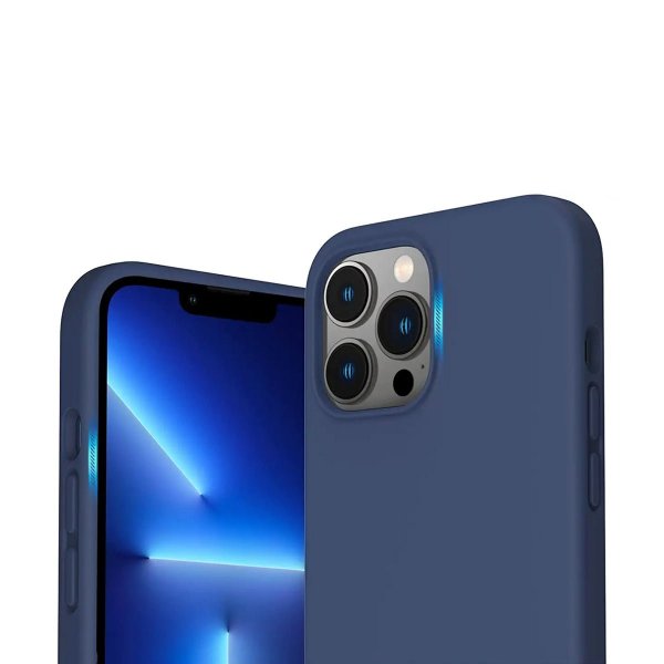 Rvelon iPhone 14 Pro Max Cover Silikone Blå
