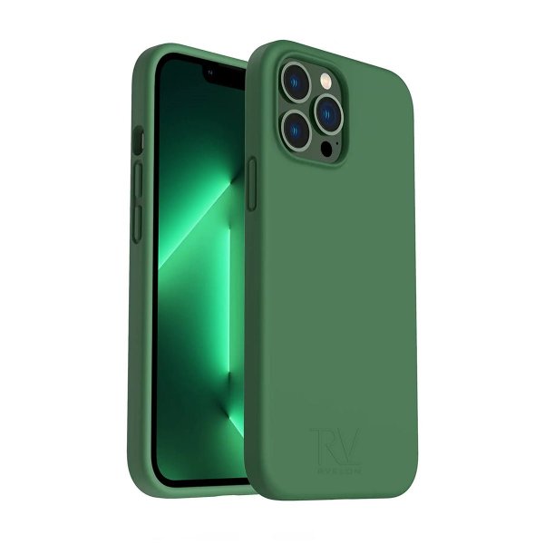 Rvelon iPhone 14 Pro Max Cover Silikone Grøn