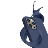 Rvelon iPhone 14 Pro Max Cover Silikone MagSafe Mørkeblå