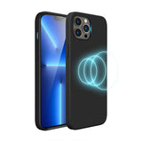 Rvelon iPhone 14 Pro Max Cover Silikone MagSafe Sort