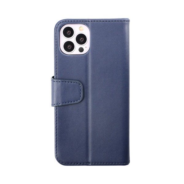 Rvelon iPhone 14 Pro Max Etui Udfoldeligt Kortrum Blå