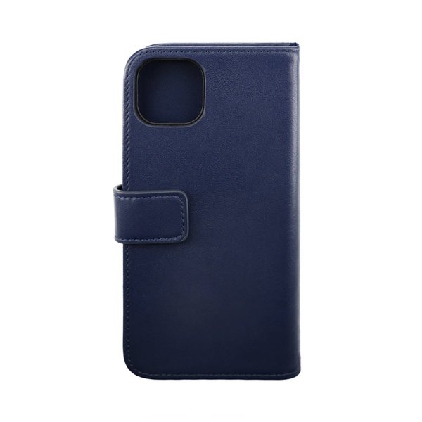 Rvelon iPhone 14 Pro Max Etui Ægte Læder Blå
