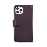 Rvelon iPhone 14 Pro Max Etui Ægte Læder Lilla
