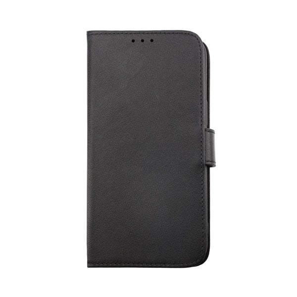 Rvelon iPhone 14 Pro Max Etui Ægte Læder Sort