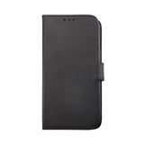 Rvelon iPhone 14 Pro Max Etui Ægte Læder Sort