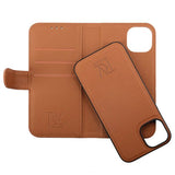 Rvelon iPhone 14 Pro Max Etui Magnetisk Aftageligt Cover Brun