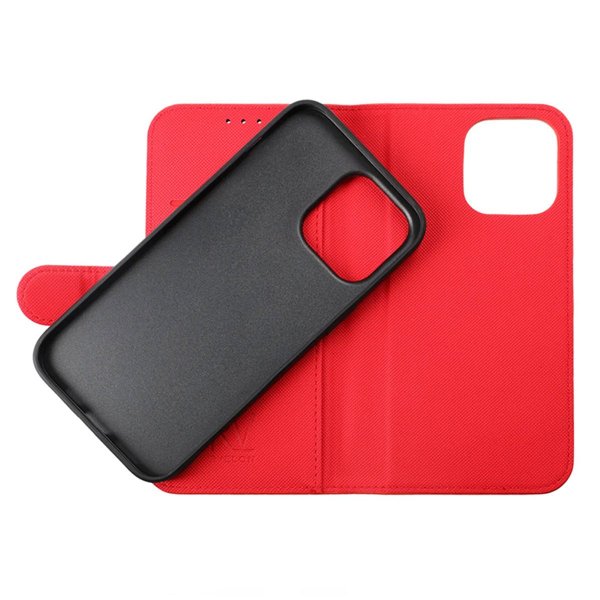 Rvelon iPhone 14 Pro Max Cover Magnetisk Aftagelig Skal Rød