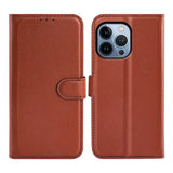 iPhone 14 Pro Max Cover med Stativ Brun