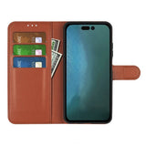 iPhone 14 Pro Max Cover med Stativ Brun