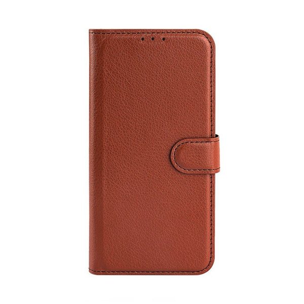 iPhone 14 Pro Max Cover med Stativ Brun