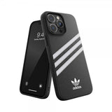 Adidas iPhone 14 Pro Max Cover 3 Stripes Snap Case Sort Hvid