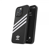 Adidas iPhone 14 Pro Max Cover 3 Stripes Snap Case Sort Hvid