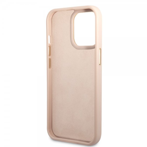 Guess iPhone 14 Pro Max Cover 4G Logo Rosa