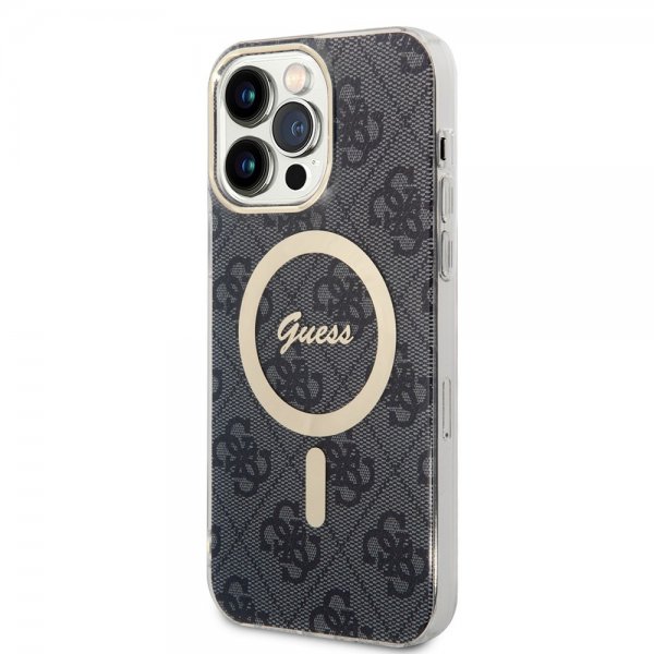 Guess iPhone 14 Pro Max Cover 4G Pattern MagSafe Sort