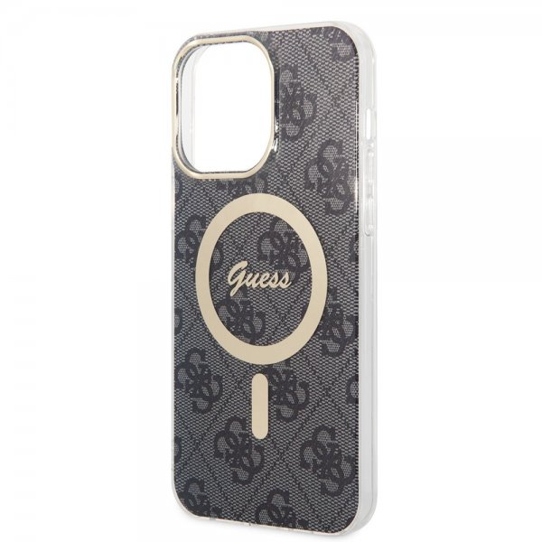 Guess iPhone 14 Pro Max Cover 4G Pattern MagSafe Sort