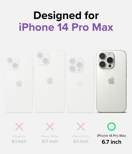Ringke iPhone 14 Pro Max Cover Air Glitter Clear