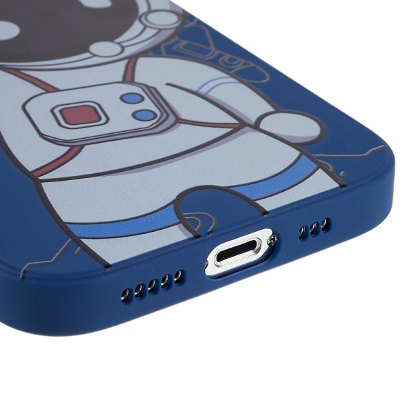 iPhone 14 Pro Max Cover Astronaut Blå Brun