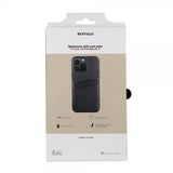 Buffalo iPhone 14 Pro Max Cover Bagside med Kortlommer Sort