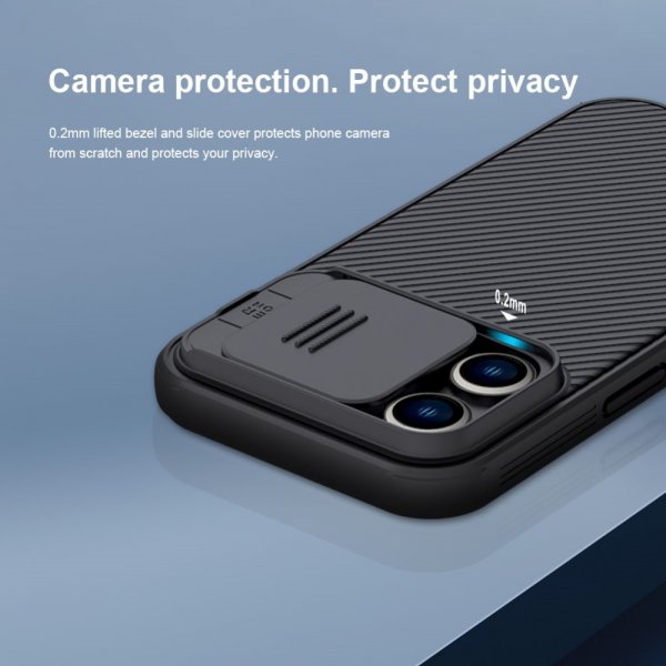 Nillkin iPhone 14 Pro Max Cover CamShield Pro Sort