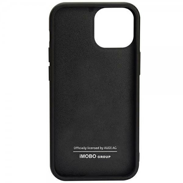 Audi iPhone 14 Pro Max Cover Carbon Fiber Sort