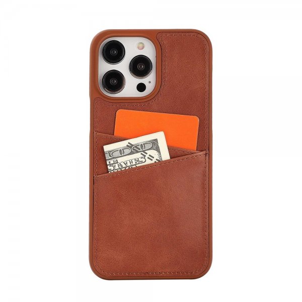 Kavaj iPhone 14 Pro Max Cover Chicago Brun