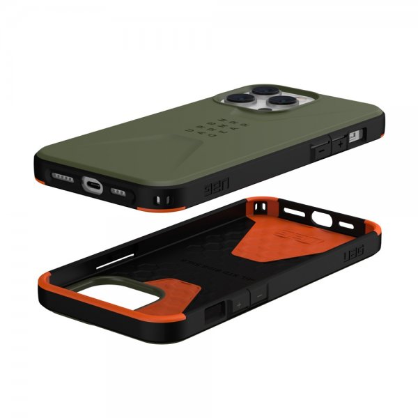 Urban Armor Gear (UAG) iPhone 14 Pro Max Cover Civilian Olive