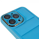 iPhone 14 Pro Max Cover Down Jacket Design Blå