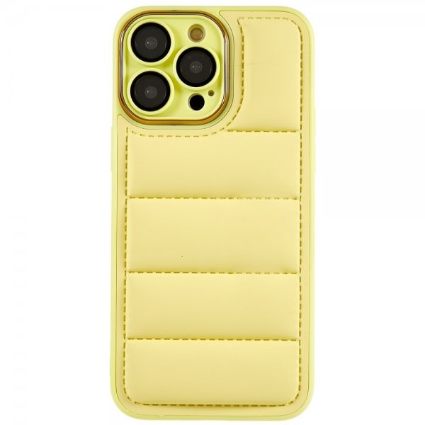 iPhone 14 Pro Max Cover Down Jacket Design Gul