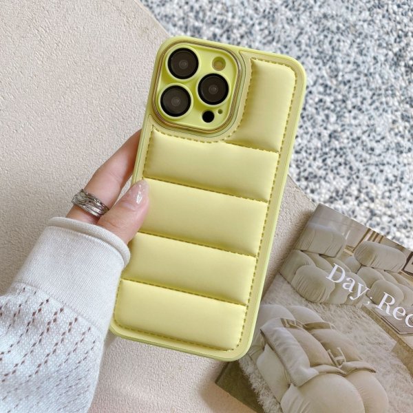 iPhone 14 Pro Max Cover Down Jacket Design Gul