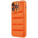 iPhone 14 Pro Max Cover Down Jacket Design Orange