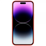 iPhone 14 Pro Max Cover Dunjakke Design Rød