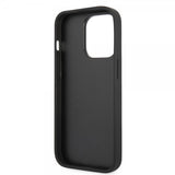 Ferrari iPhone 14 Pro Max Cover Prægede Striber Rød