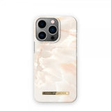 Ideal of Sweden iPhone 14 Pro Max Cover Fashion Case MagSafe Rose Pearl Marble