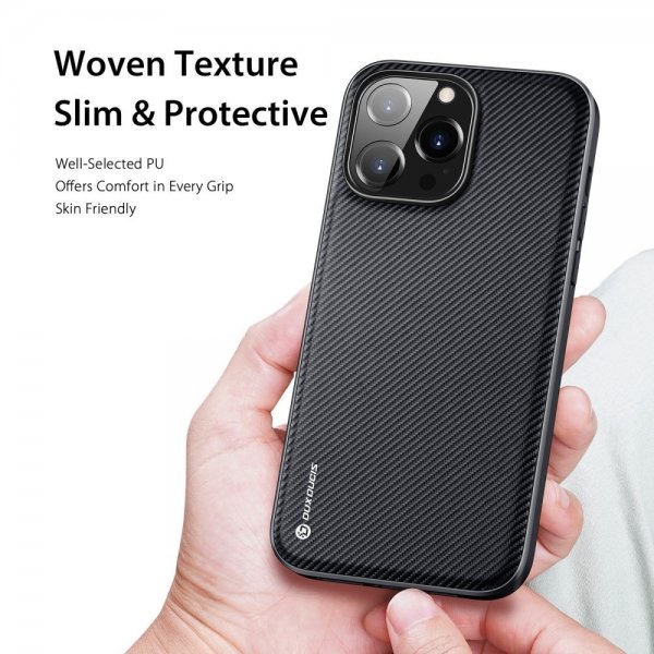 Dux Ducis iPhone 14 Pro Max Cover FINO Series Sort