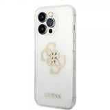 Guess iPhone 14 Pro Max Cover Full Glitter Transparent