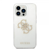 Guess iPhone 14 Pro Max Cover Full Glitter Transparent