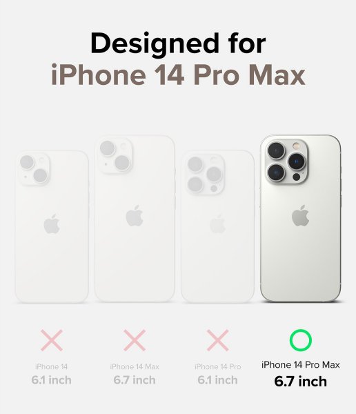 Ringke iPhone 14 Pro Max Cover Fusion Card Clear