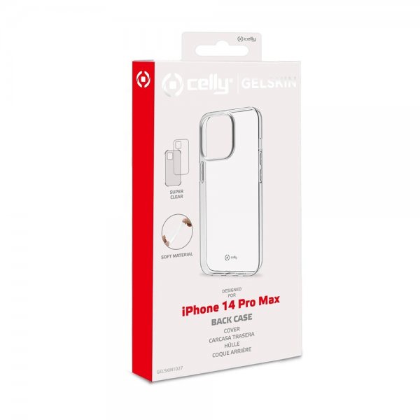 Celly iPhone 14 Pro Max Cover GELSKIN Transparent