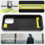 Spigen iPhone 14 Pro Max Cover Geo Armor 360 MagFit Sort